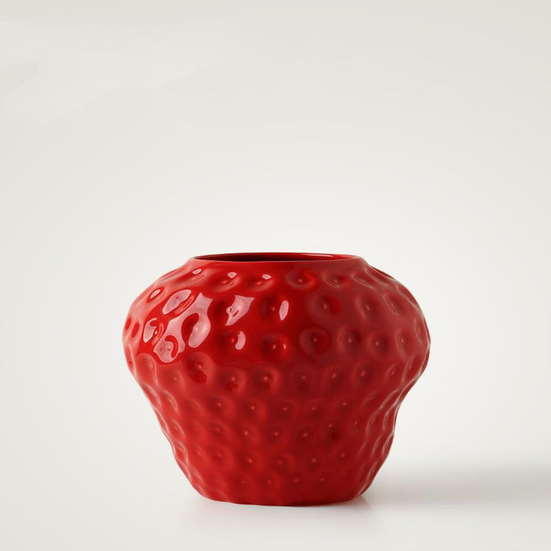 Dried Strawberry Vase