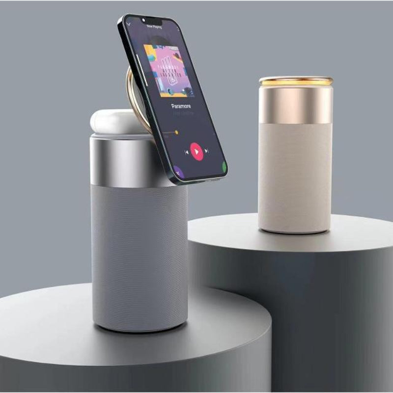 3-in-1 Multi-Function Charger Speaker With Touch Lamp