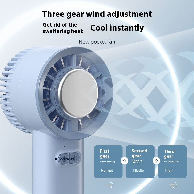 Handheld Turbo Jet  Portable Ice Cold Fan