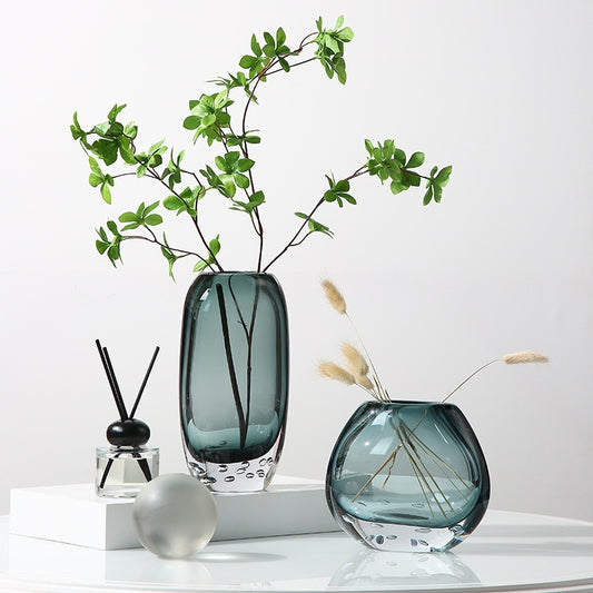 Luxury Colored Glaze Glass Vase